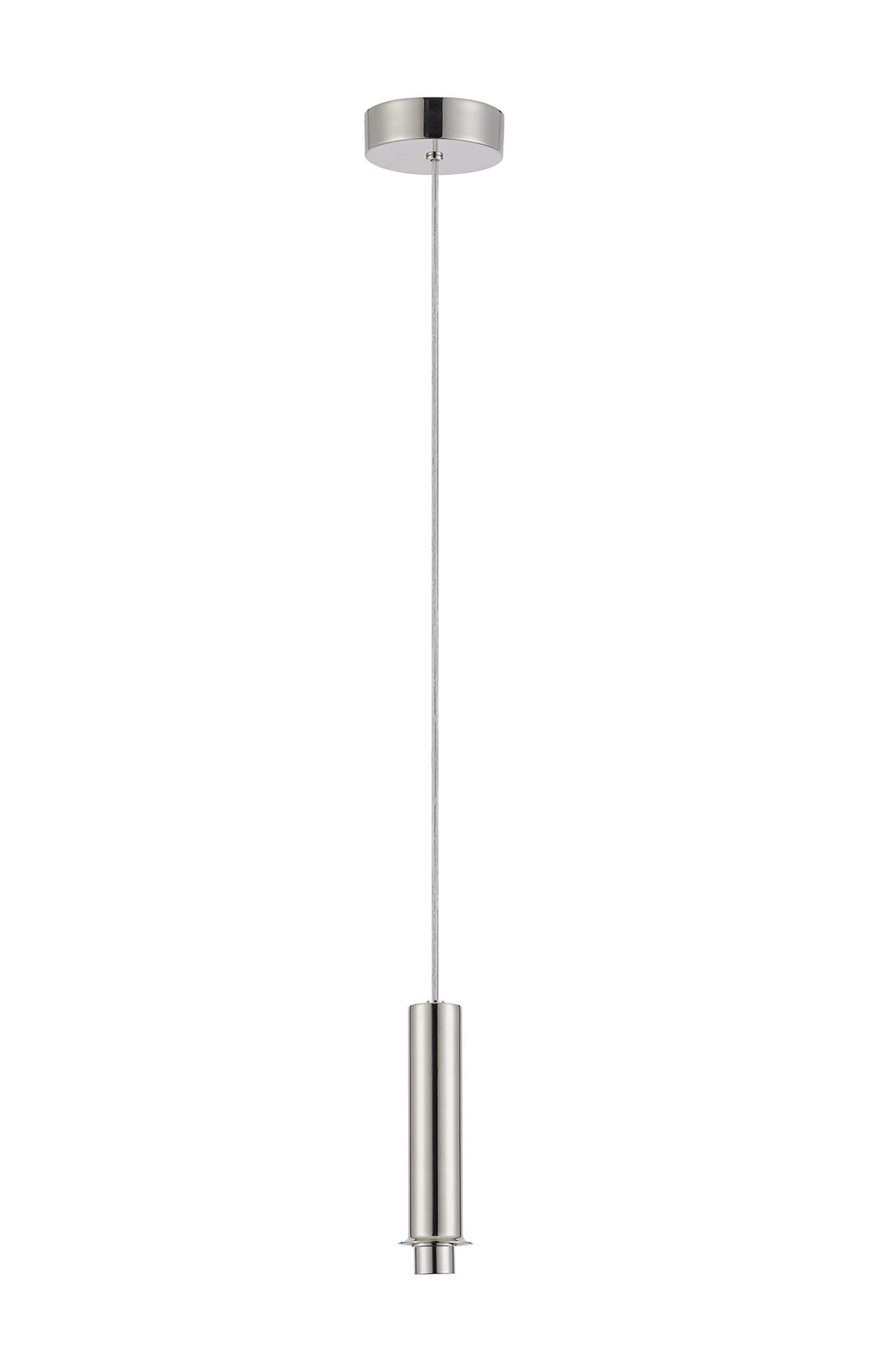 D1008PN  Wick 1.7m 1 Light Pendant, 1 x G9, Polished Nickel